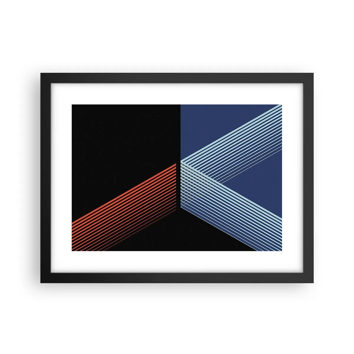 Pôster com moldura preta - Uma história simples - 40x30 cm