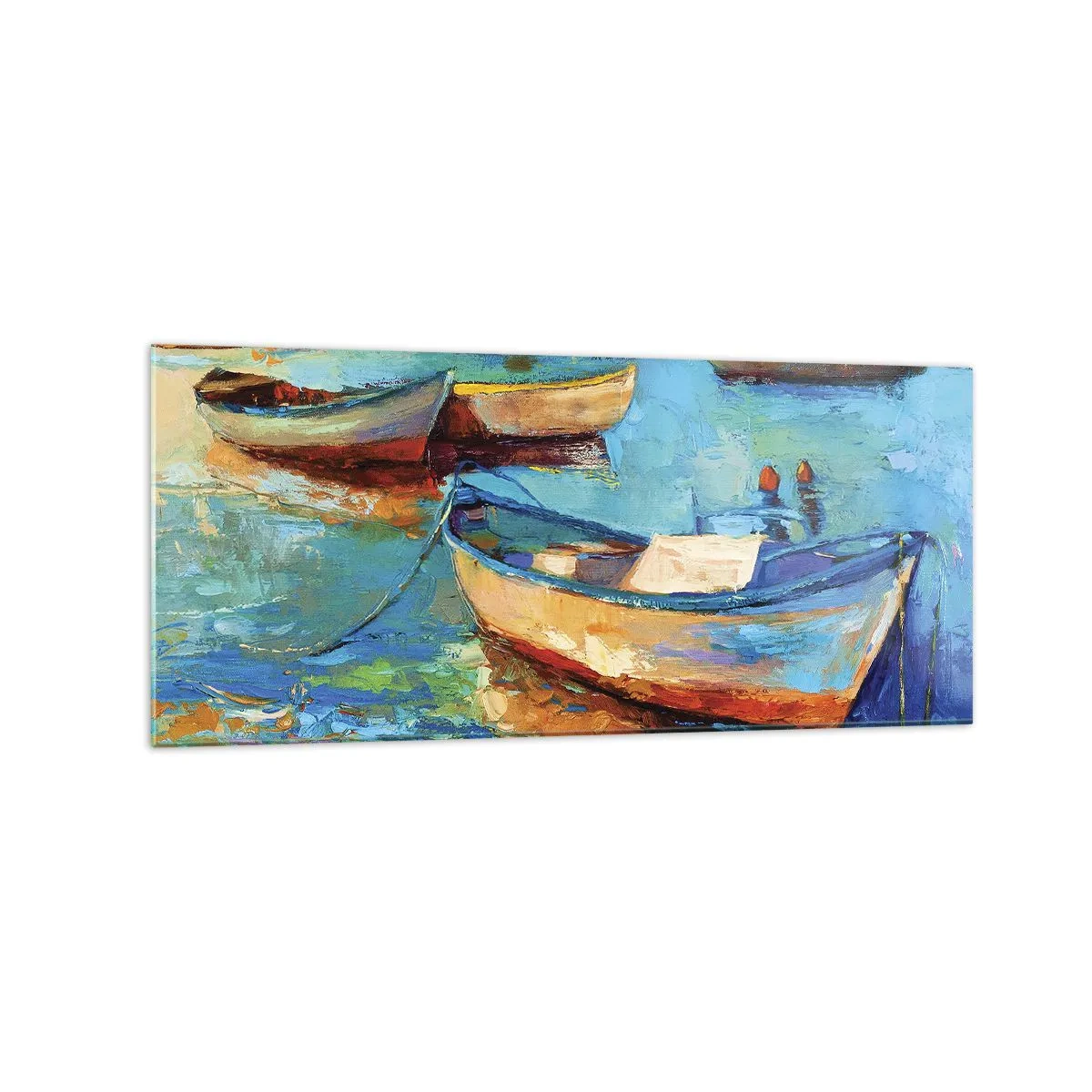 Quadro em vidro - Na baía do sul - 120x50 cm