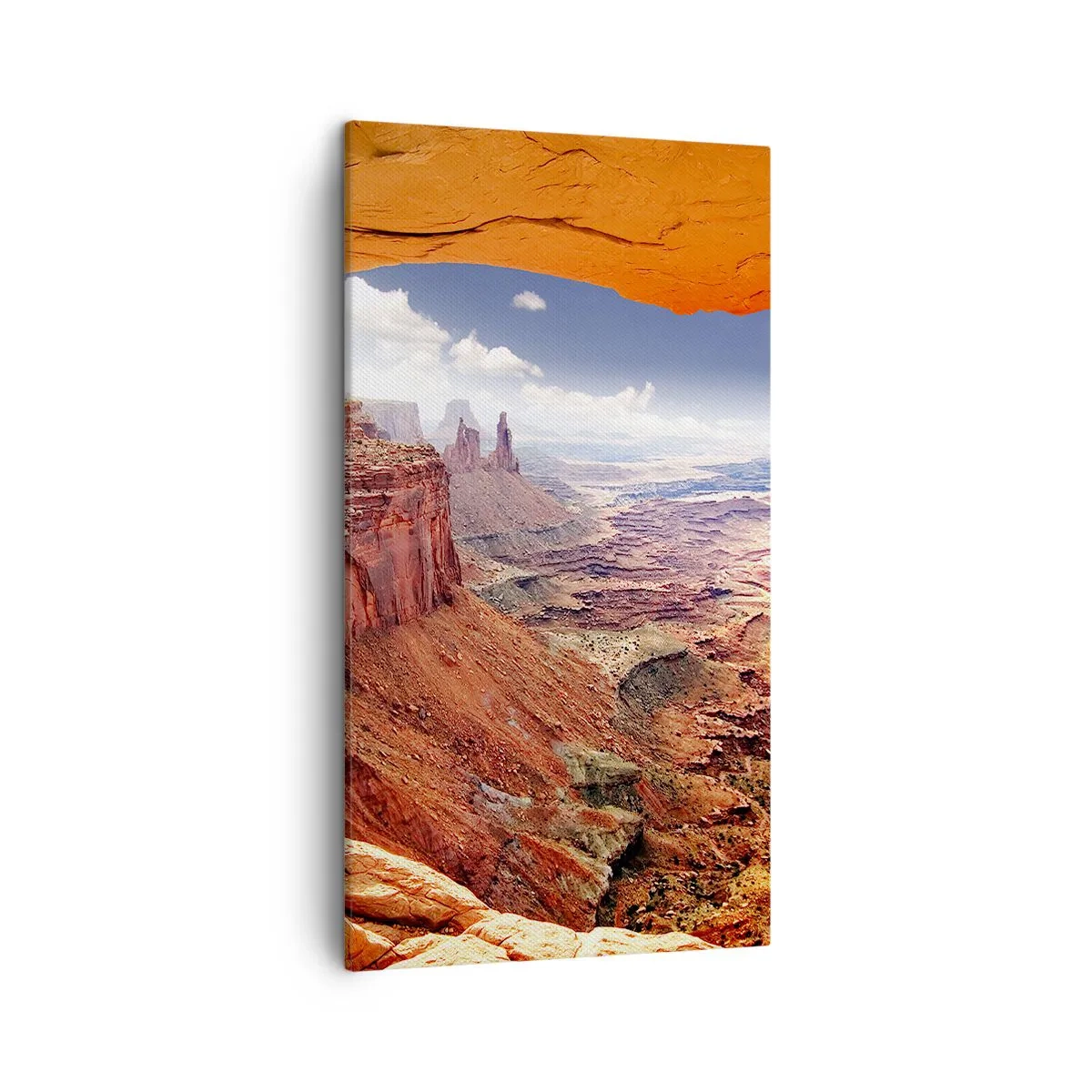 Quadro em tela - Esculpido pela própria natureza - 45x80 cm