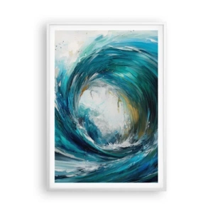 Pôster em moldura branca - Portal do mar - 70x100 cm