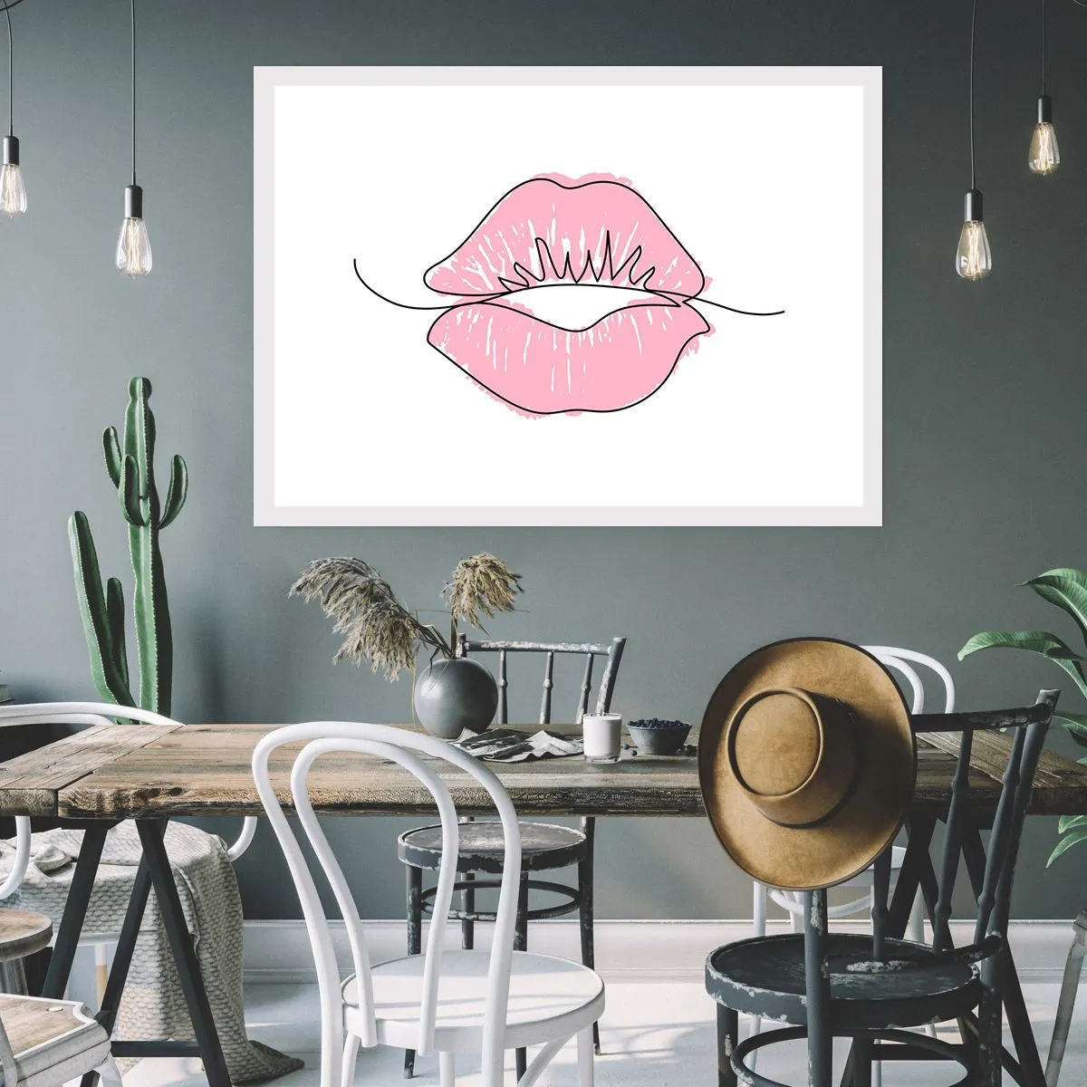Pôster - Pronto para beijar? - 50x40 cm