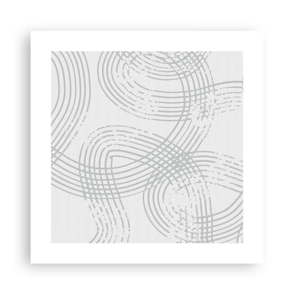 Pôster - Não existe caminho reto - 40x40 cm