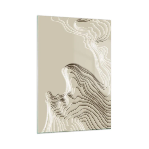 Quadro em vidro - Topografia da arte - 50x70 cm