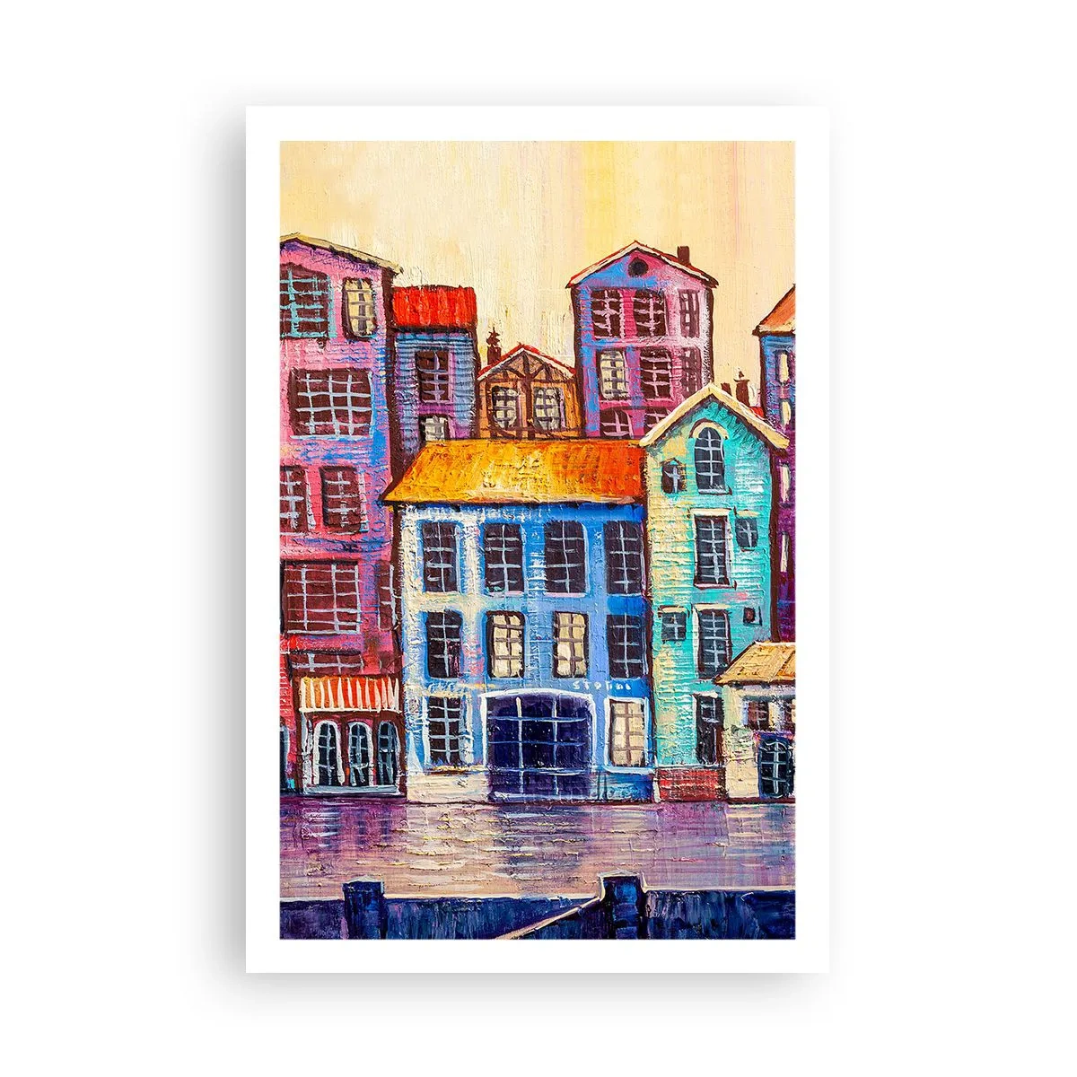 Pôster - Uma cidade como de um conto de fadas - 61x91 cm