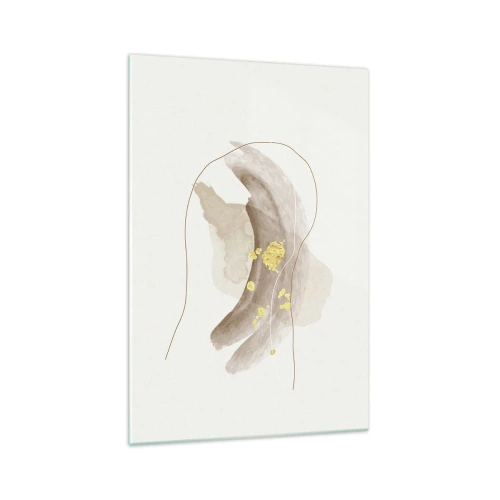 Quadro em vidro - Encontrado no espaço - 70x100 cm