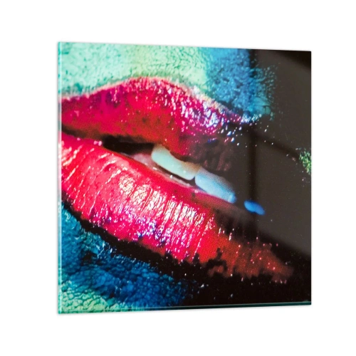 Quadro em vidro - Sensual e perturbador - 30x30 cm