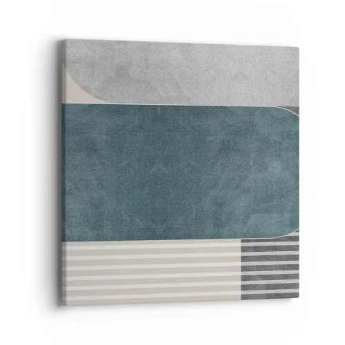 Quadro em tela - Composição ao nível - 40x40 cm