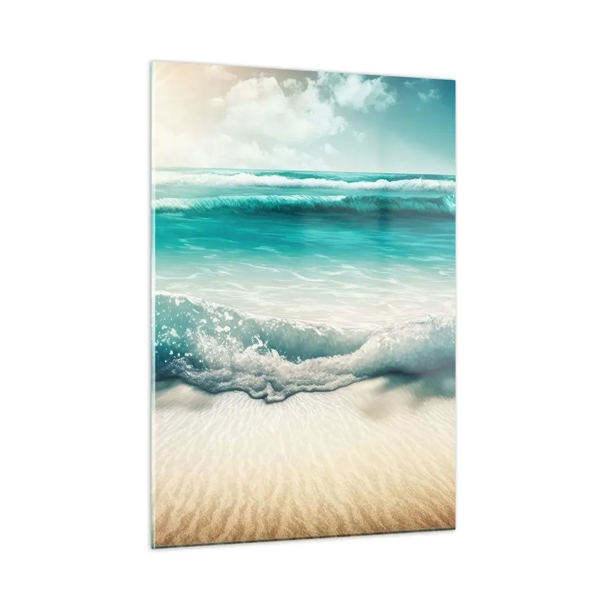 Quadro em vidro - A paz do oceano - 50x70 cm