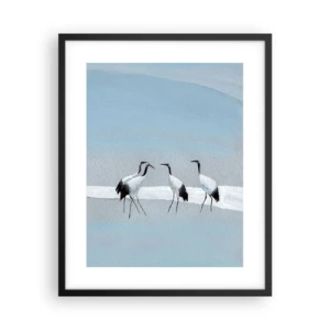 Pôster com moldura preta - Depois de um dia quente - 40x50 cm