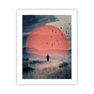 Pôster - Em casa - 40x50 cm