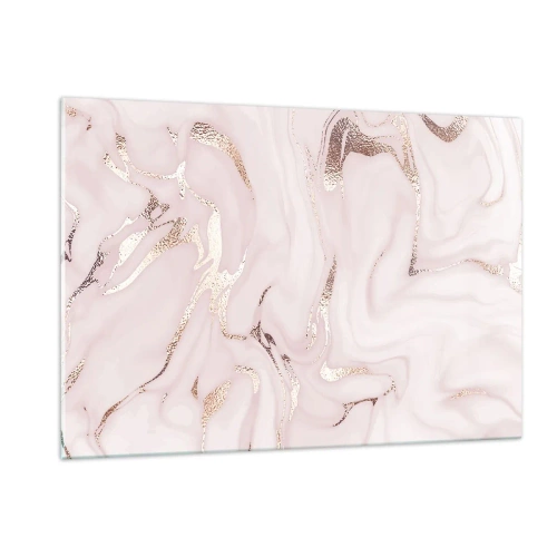 Quadro em vidro - Num lenço cor-de-rosa - 120x80 cm