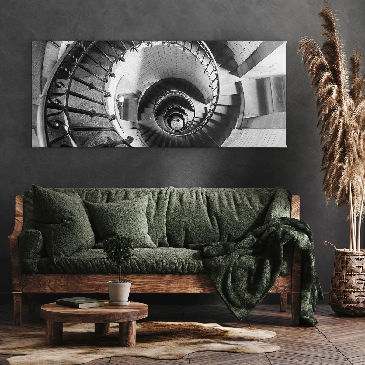 Quadro em tela - Cada vez mais alto - 100x40 cm