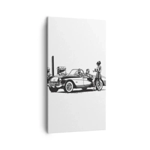 Quadro em tela - 60º - América Despreocupada - 45x80 cm