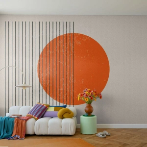 Papel de parede personalizado Premium Canvas - Sempre sol - Sol, Minimalista, Linhas