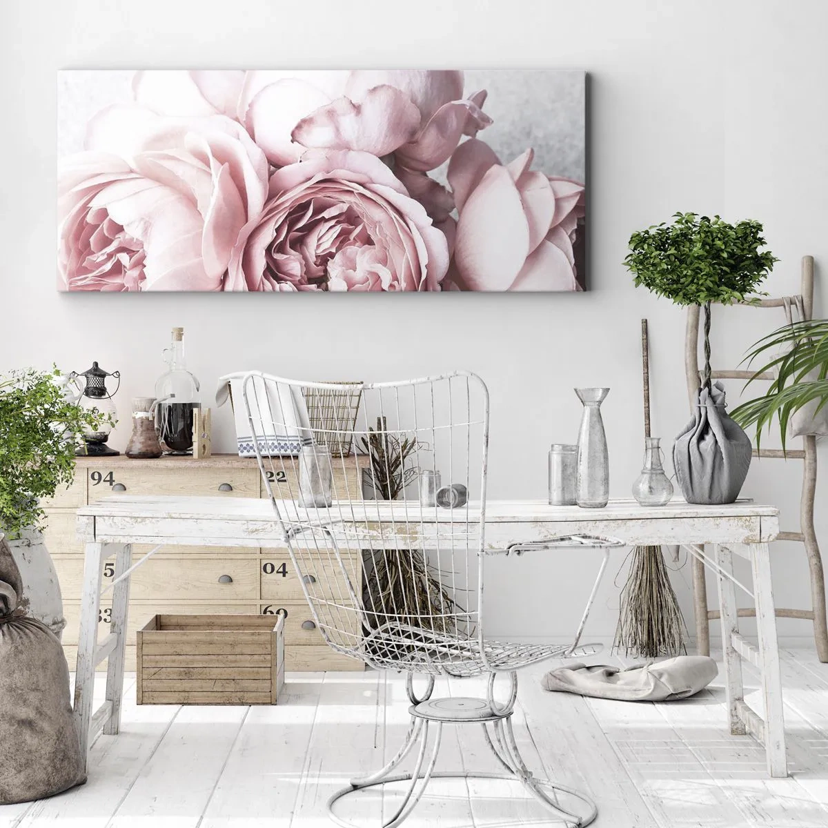 Quadro em tela - Para românticos - 100x40 cm