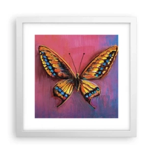 Pôster em moldura branca - Uma joia da natureza - 30x30 cm