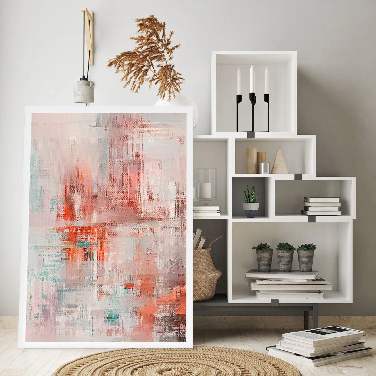 Pôster - Nebuloso. Mas rosa - 50x70 cm