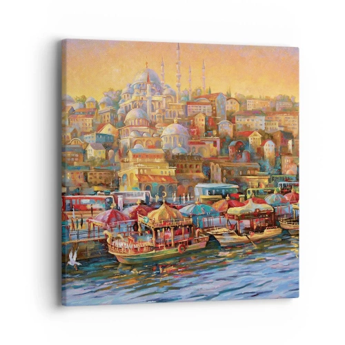 Quadro em tela - Conto de Istambul - 40x40 cm