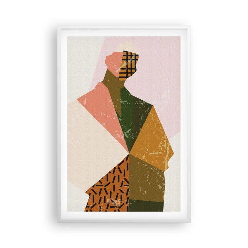 Pôster em moldura branca - Homem – um ser complexo - 61x91 cm