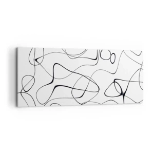 Quadro em tela - Os caminhos da vida, as vicissitudes do destino - 100x40 cm