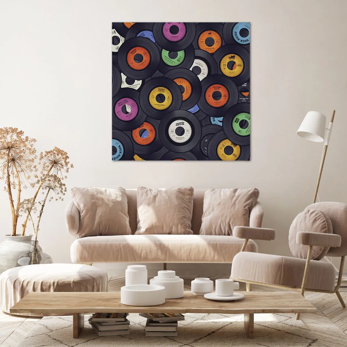 Quadro em tela - Cores dos clássicos - 30x30 cm