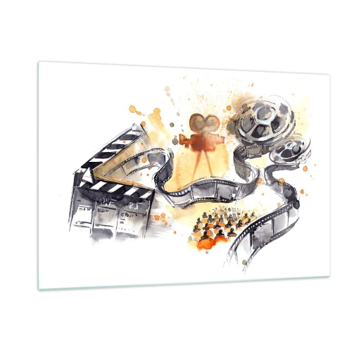 Quadro em vidro - Na terra dos sonhos - 120x80 cm