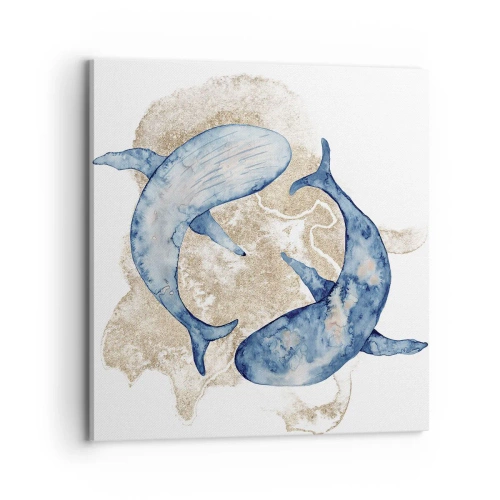 Quadro em tela - Amizade ou amor? - 70x70 cm