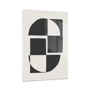 Quadro em vidro - Antítese – síntese - 50x70 cm