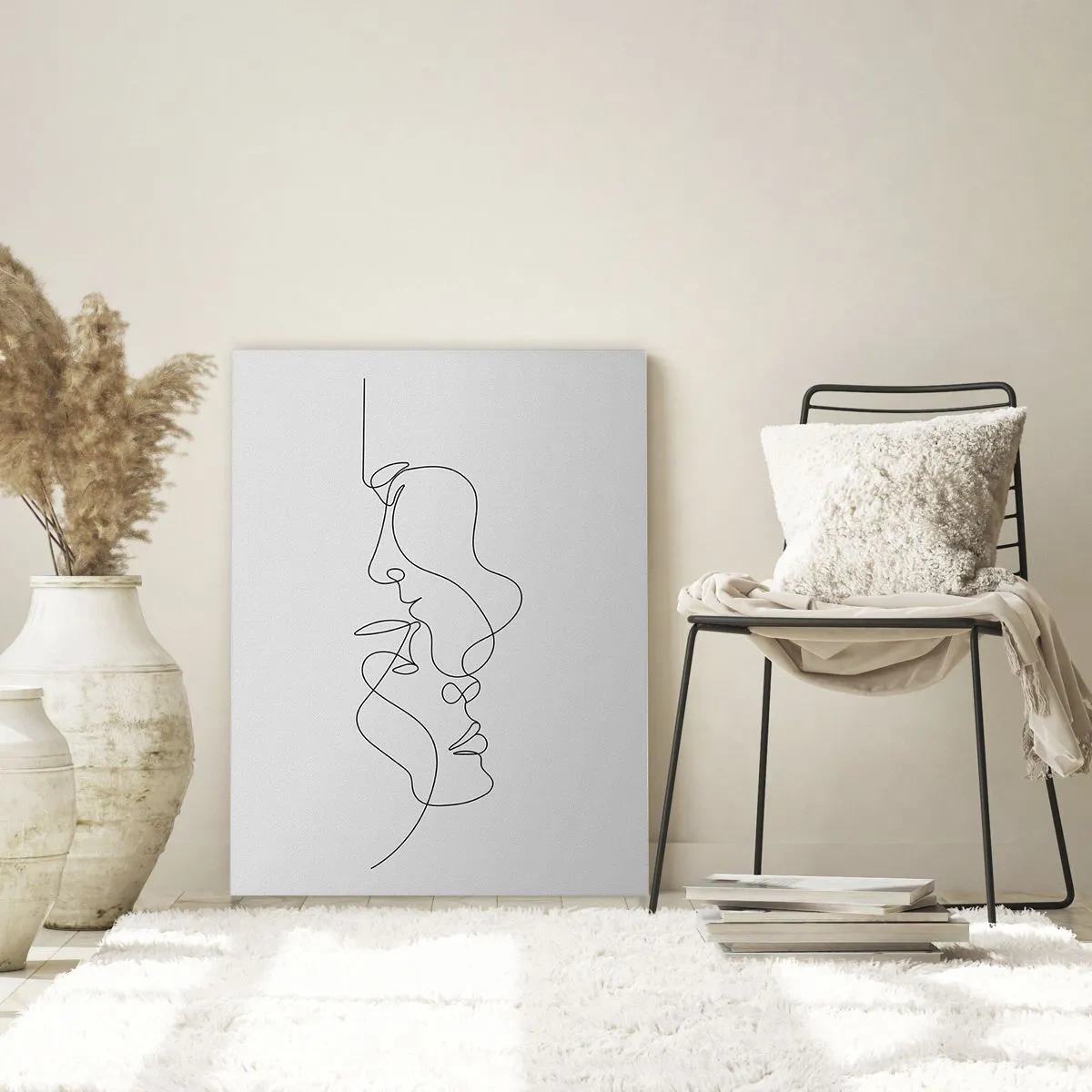 Quadro em vidro - O calor dos desejos amargos - 50x70 cm