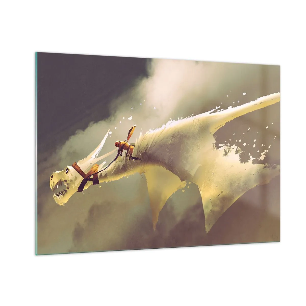 Quadro em vidro - A resgatar o mundo - 100x70 cm