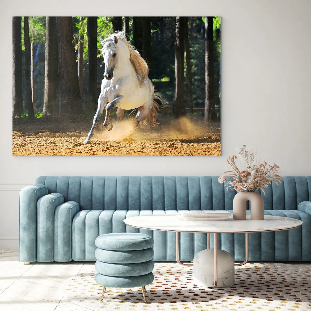 Quadro em vidro - Como de um romance de fantasia - 100x70 cm
