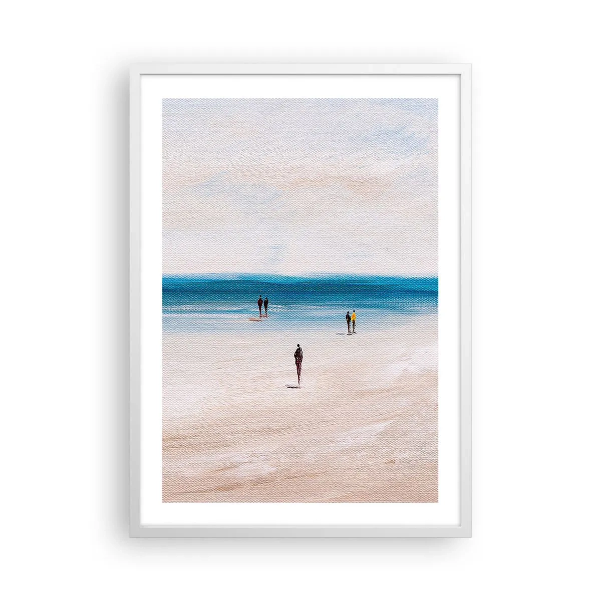 Pôster em moldura branca - Uma necessidade natural - 50x70 cm