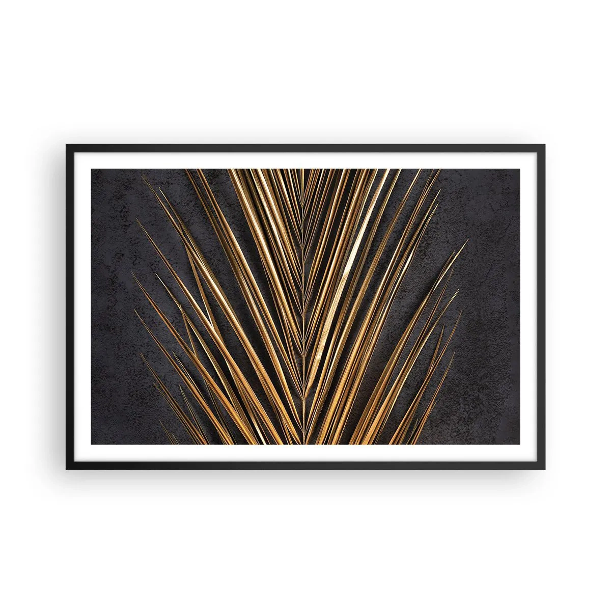 Pôster com moldura preta - Ouro dos trópicos - 91x61 cm