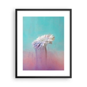 Pôster com moldura preta - O submundo das flores - 40x50 cm