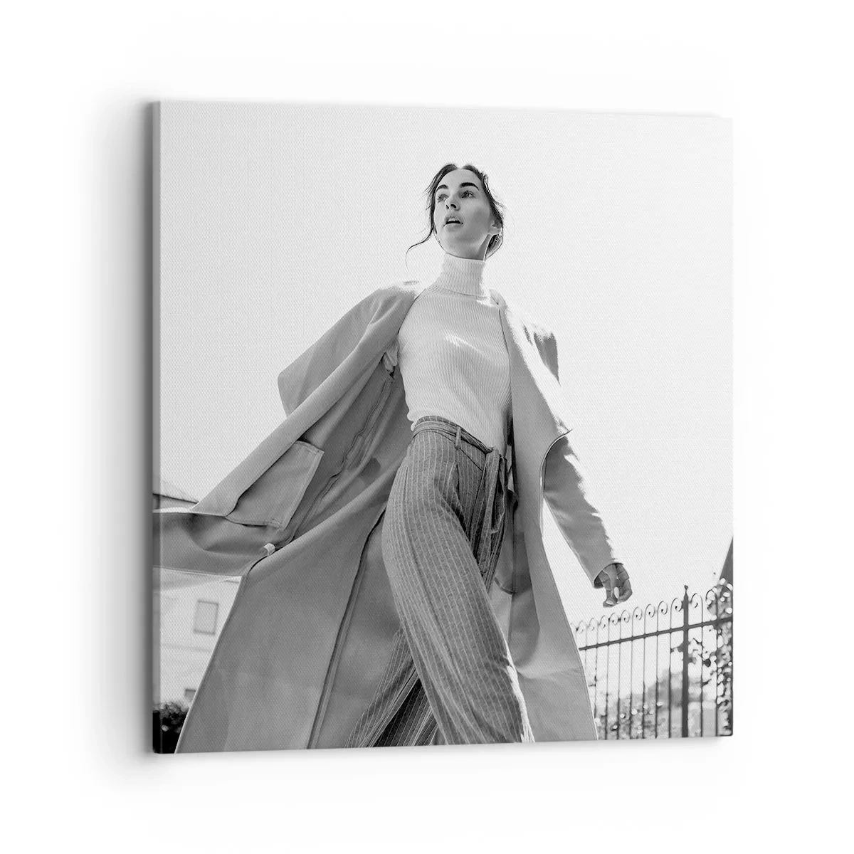 Quadro em tela - Vens comigo? - 70x70 cm