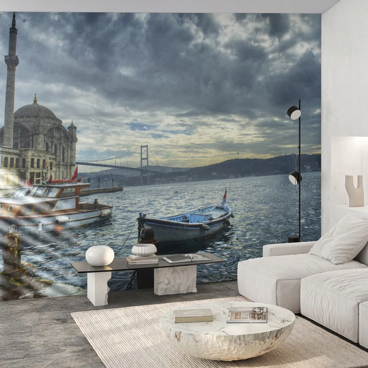 Papel de Parede Premium Canvas - Na fronteira dos mundos - Cidade, Istambul, Turquia - 400x280 cm