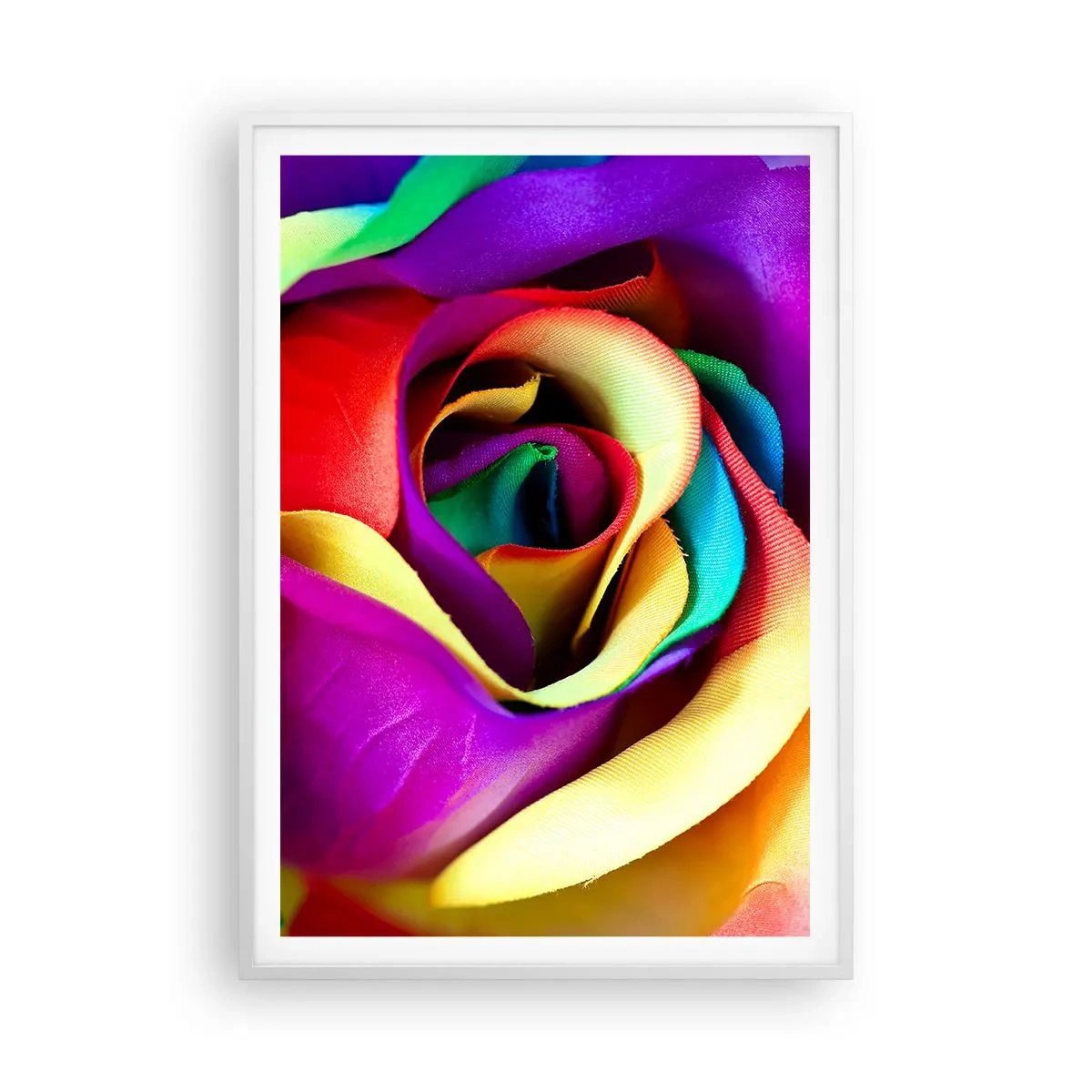 Pôster em moldura branca - É impossível - 70x100 cm