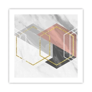 Pôster - Composição em cadeia - 50x50 cm