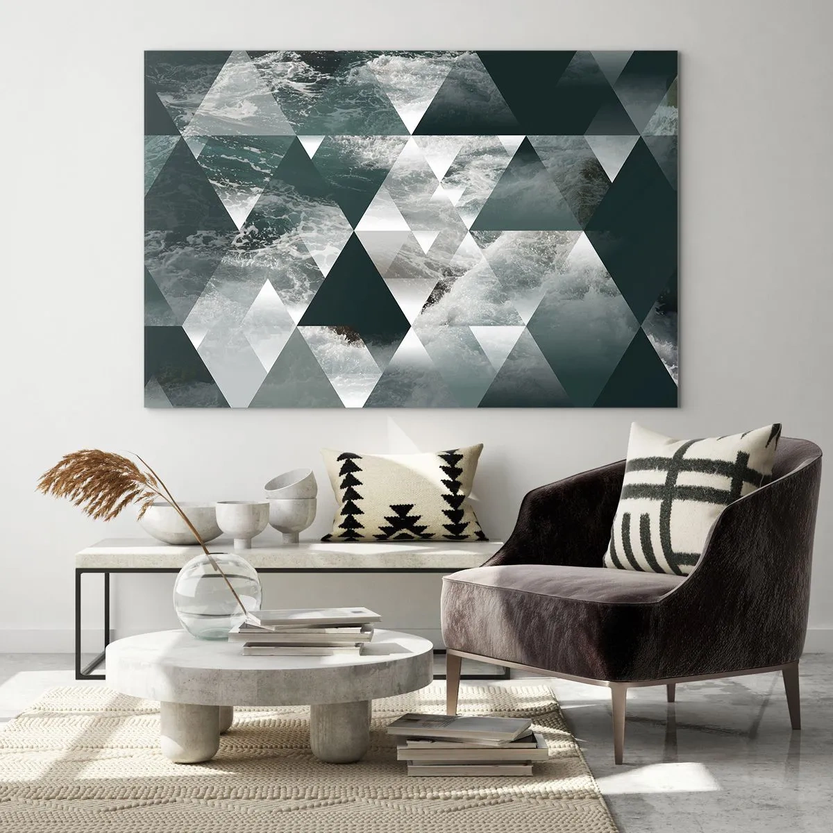 Quadro em vidro - Uma perspetiva de cristal - 100x70 cm