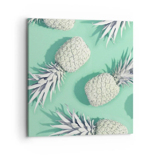 Quadro em tela - Vão muito bem com a hortelã - 70x70 cm