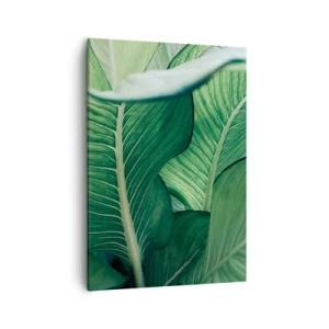 Quadro em tela - Vida intensamente verde - 50x70 cm