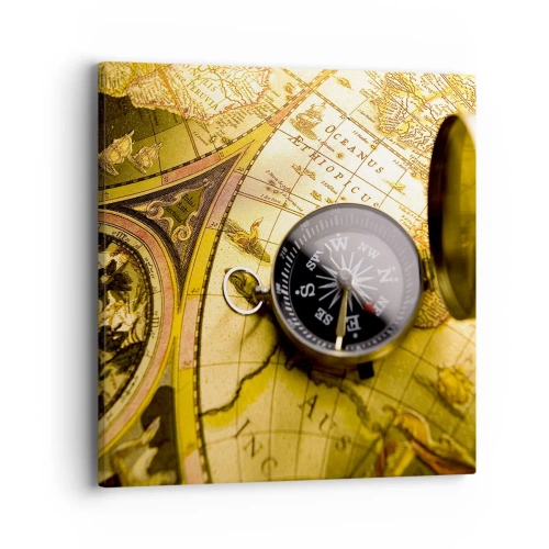 Quadro em tela - Que tal ao fim do mundo? - 40x40 cm