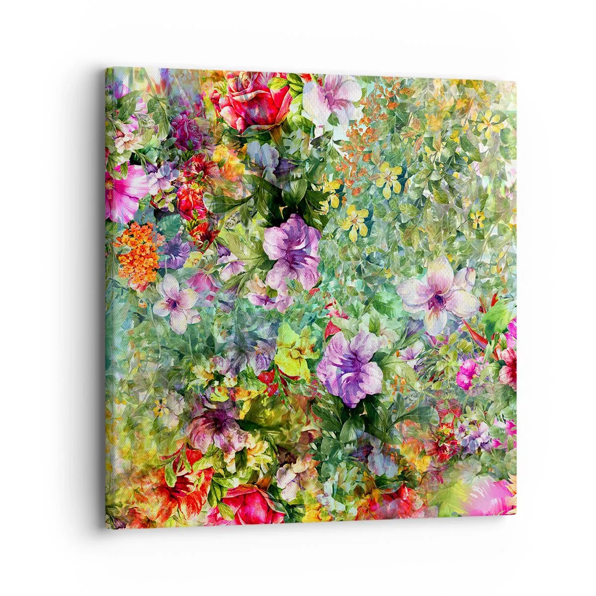 Quadro em tela - Nas flores para a perdição - 30x30 cm