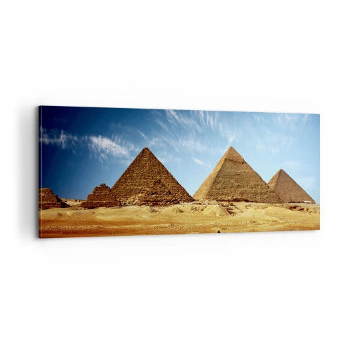 Quadro em tela - 40 séculos vos contemplam - 100x40 cm
