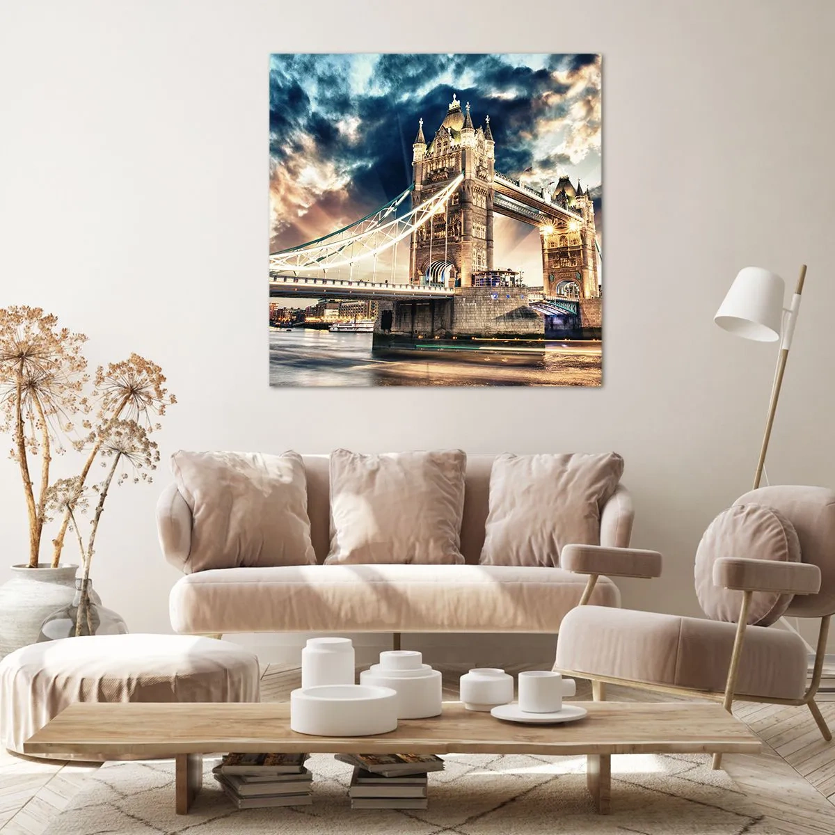 Quadro em tela - Monumento ao Império Vitoriano - 60x60 cm