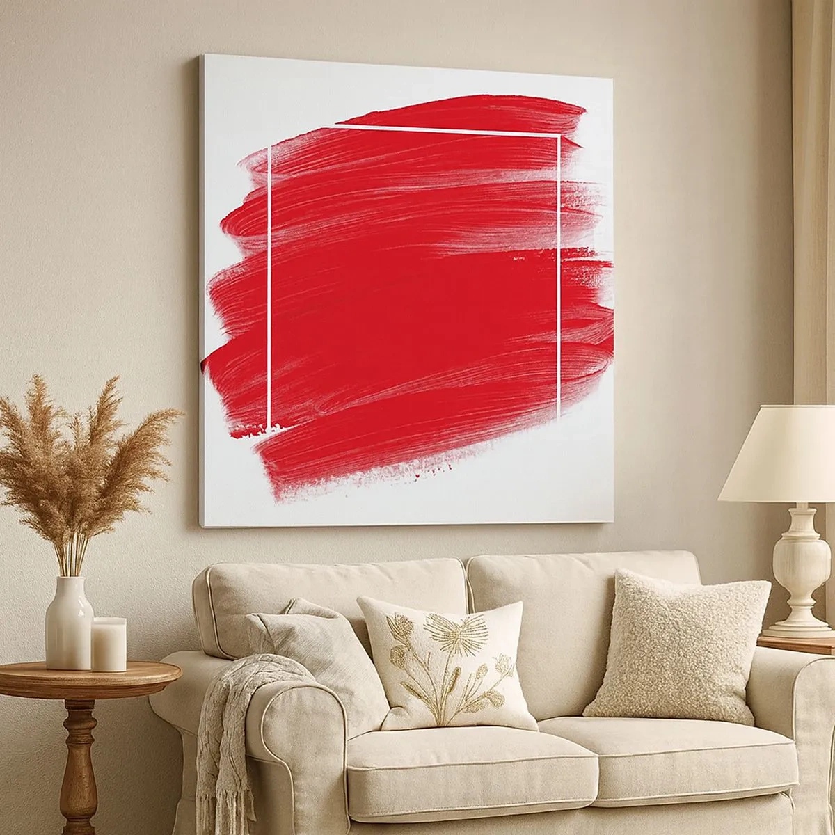 Quadro em tela - Fora do quadro - 30x30 cm