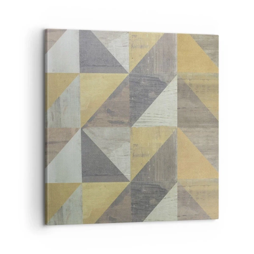 Quadro em tela - Em ângulo com um triângulo - 60x60 cm