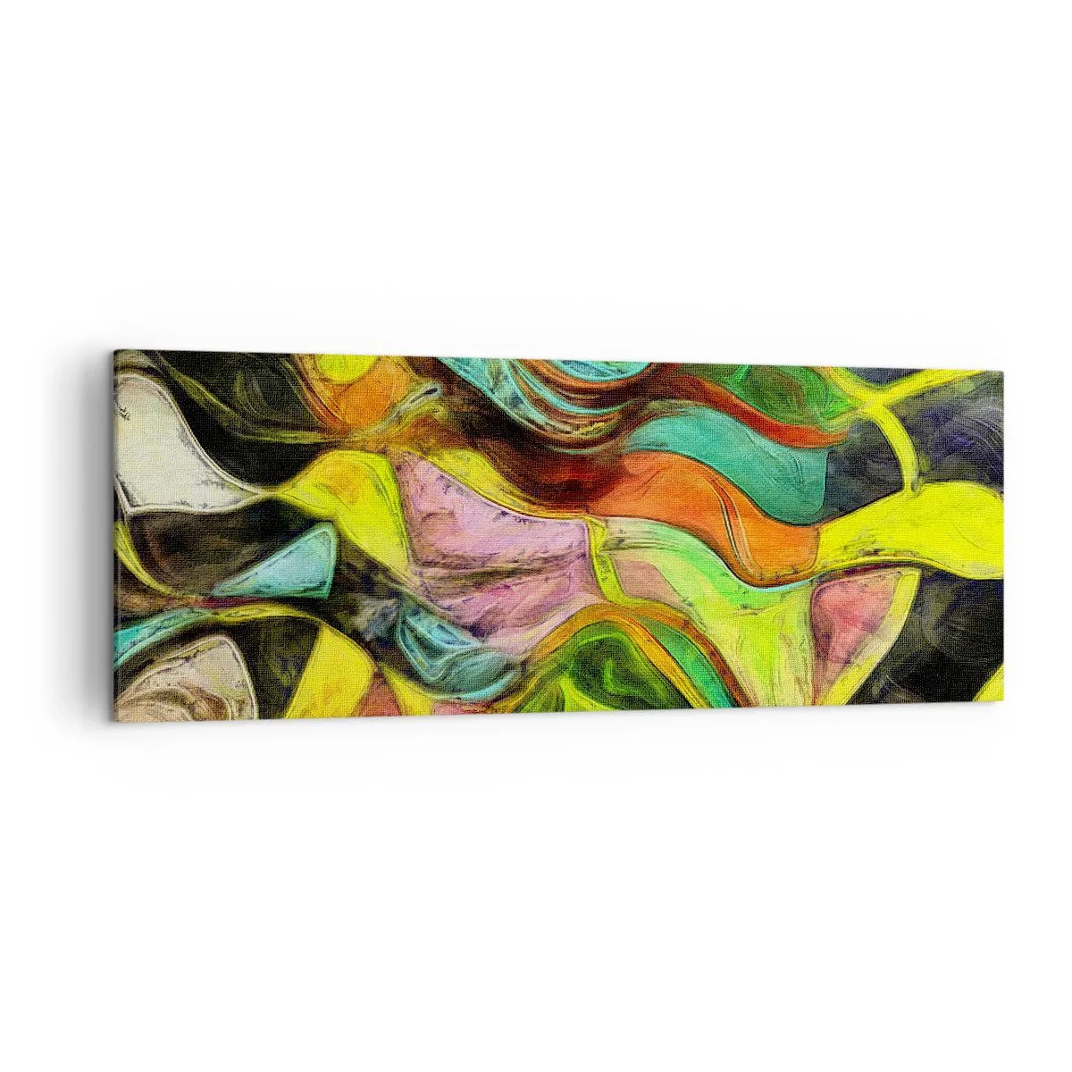Quadro em tela - O movimento é vida - 140x50 cm