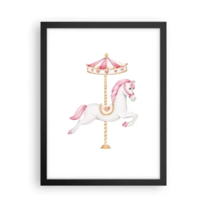 Pôster com moldura preta - Caiu no chão - 30x40 cm