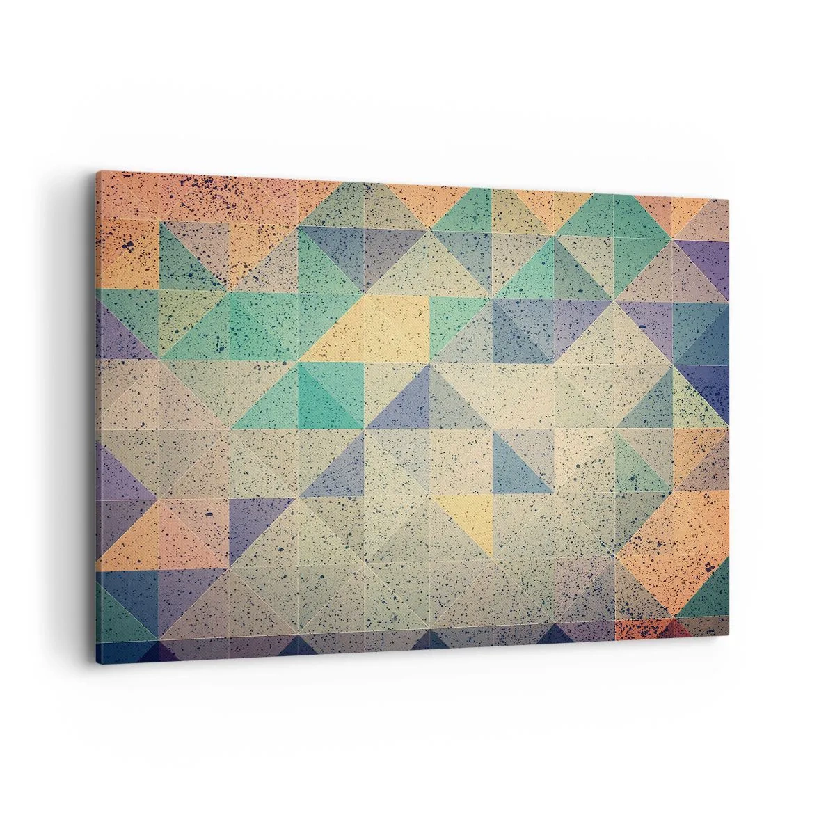 Quadro em tela - República dos triângulos - 120x80 cm